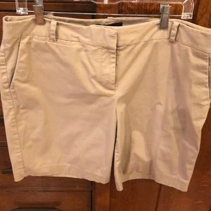 Talbots Size 14P Khaki Shorts